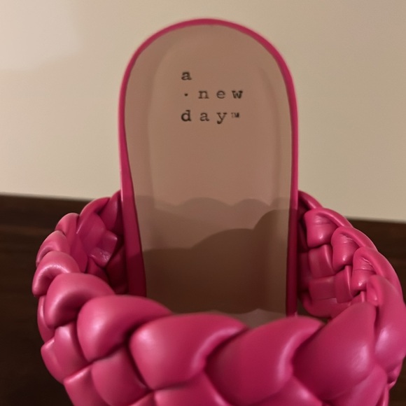 Women's Basil Mule Heels Magenta - A New Day - SIZE 11 - Picture 10 of 12